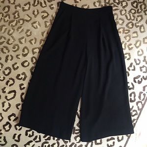 Diane von Furstenberg Wide Leg Cropped Pant